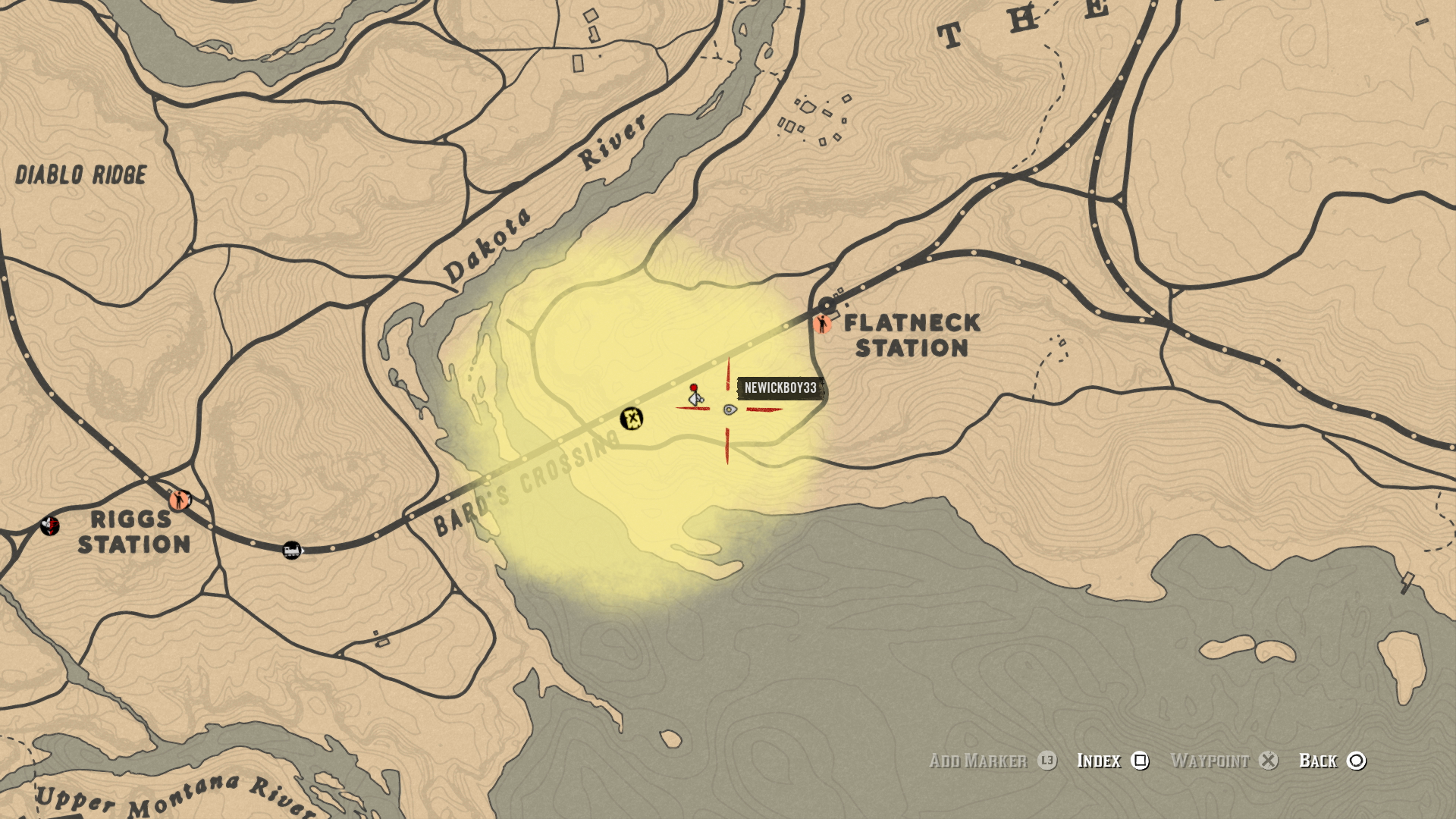 Red Dead Online Bard's Crossing Treasure Location Red Dead Online Bard’s Crossing Treasure Locations | VG247